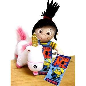 Despicable Me The Movie Official 8 Inch Soft Plush Toy Figure Agnes w 