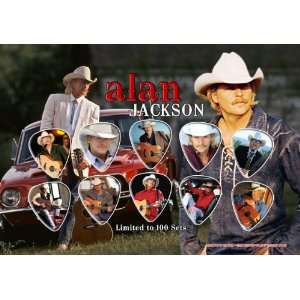 Alan Jackson Guitar Pick Display Limited 100 Only