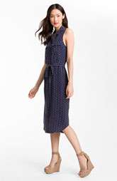 Equipment Tegan Midi Length Silk Shirtdress $338.00