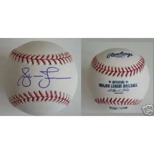 Andruw Jones Autographed Baseball   Los Angeles Dodgers Oml