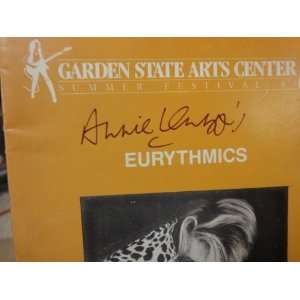 Eurythmics Annie Lennox 1984 Concert Program Signed Autograph Cover 