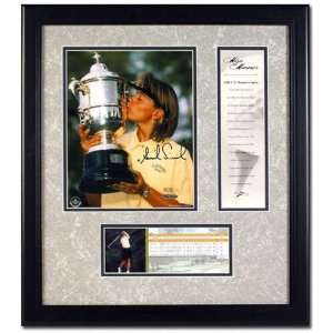 Annika Sorenstam Major Moments Collection   1996 US Open   Framed 