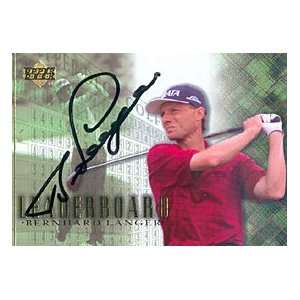  Bernhard Langer Autographed / Signed 2001 UpperDeck No.105 