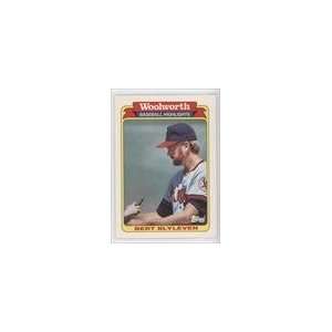    1991 Woolworths Topps #7   Bert Blyleven Sports Collectibles