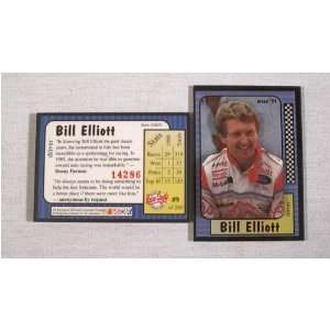  NASCAR 1991 Bill Elliott Raised Face Maxx Card Everything 