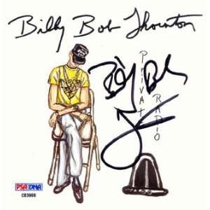  BILLY BOB THORNTON Signed Autographed CD Cover PSA/DNA 