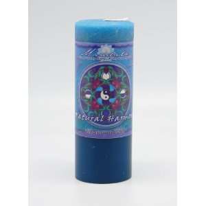  Mandala Pillar Candle Well Being/Natural Harmony