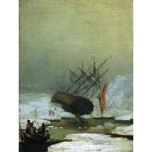 FRAMED oil paintings   Caspar David Friedrich   24 x 32 inches   Wreck 