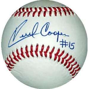 Cecil Cooper autographed Baseball