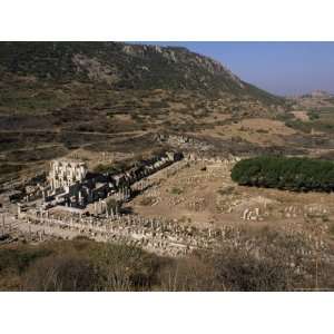 Curetes Way and Library of Celsus, Ephesus, Anatolia, Turkey, Eurasia 