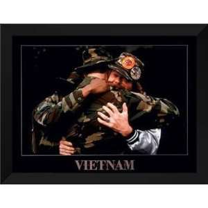  Christopher Morris FRAMED 28x36 Vietnam War Memorial 