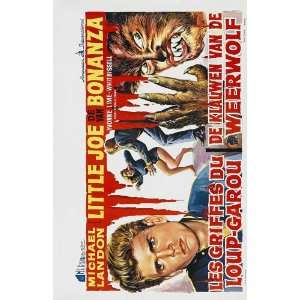  I Was a Teenage Werewolf (1957) 27 x 40 Movie Poster 