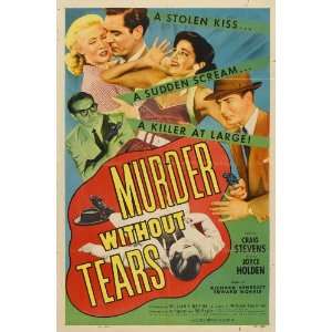  Murder Without Tears Poster 27x40 Craig Stevens Joyce 