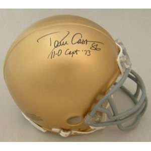 Dave Casper Signed Notre Dame Irish Mini Helmet