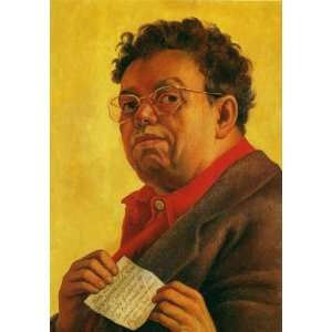 FRAMED oil paintings   Diego Rivera   24 x 34 inches   Self Portrait 