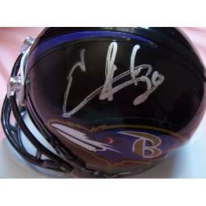 Ed Reed autographed Baltimore Ravens mini helmet