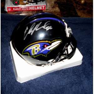Ed Reed Autographed Signed Baltimore Ravens Mini Helmet