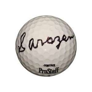 Gene Sarazen signed Golf Ball SIGNED JUST WITH HIS LAST NAME SARAZEN 