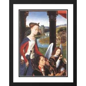 Memling, Hans 28x36 Framed and Double Matted The Donne Triptych 