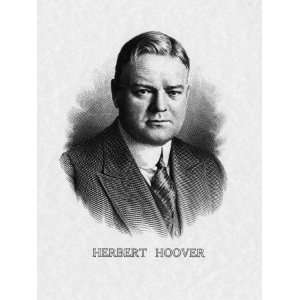  US President Herbert Hoover Premium Poster Print, 18x24 