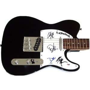  Hoobastank Autographed Signed Guitar & Proof PSA/DNA 