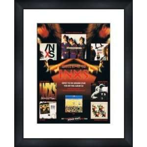 INXS Welcome to Inxs   Custom Framed Original Ad   Framed Music Poster 