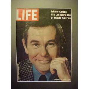 Johnny Carson January 23, 1970 Life Magazine Professionally Matted 