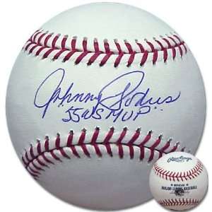 Johnny Podres Autographed Baseball with Inscription