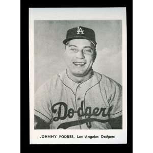  1961 Johnny Podres Los Angeles Dodgers Jay Publishing 