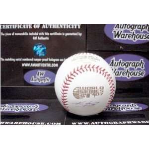 Kevin Youkilis Autographed 2007 World Series Baseball