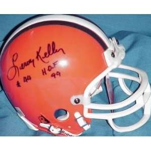  LeRoy Kelly Signed Mini Helmet