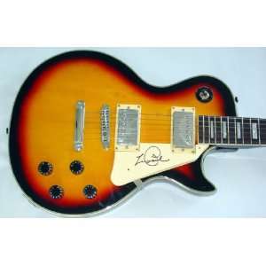 Les Paul Autogaphed Signed Guitar UACC RD