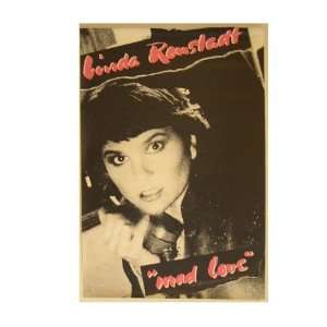 Linda Ronstadt Mad Love Poster Beautiful On Phone