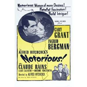   Cary Grant Ingrid Bergman Claude Rains Louis Calhern
