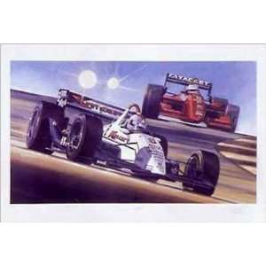  Mario and Michael Andretti, Father and Son , 35x20