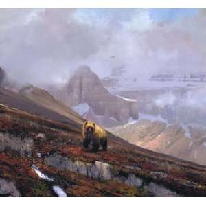 Michael Coleman   In the Canadian Rockies   Grizzly Canvas Giclee