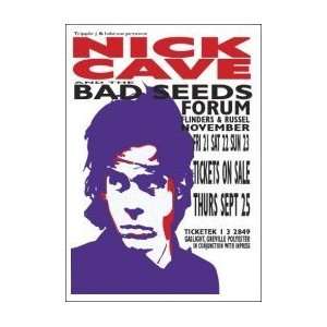  NICK CAVE   Limited Edition Concert Poster   by Lowbrow 