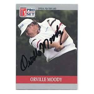 Orville Moody Autographed/Signed 1990 Pro Set Card