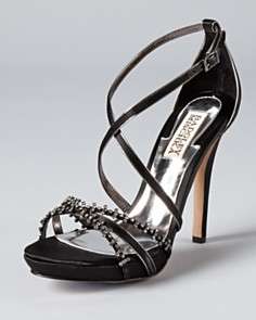 Badgley Mischka Sandals   Gelsey High Heel with Crystal Detail