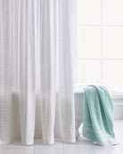 French Laundry Home French Stripe & French Script Shower Curtains 