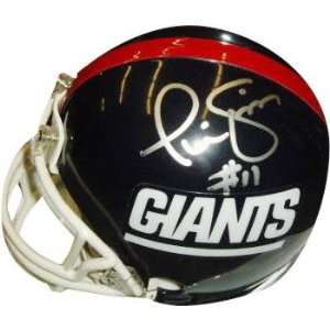 Phil Simms New York Giants Autographed Throwback Riddell Mini Helmet