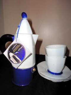 La Reginella Porcelain Stovetop Espresso Maker Set MOKA  