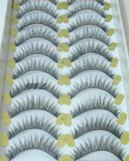 Taiwan Handmade Fake False Eyelashes #715 (10 pairs)  