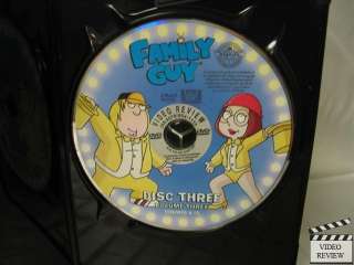 Family Guy   Volume 3 (DVD, 2009, 3 Disc Set) 024543212959  