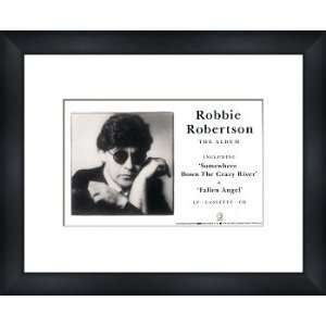 ROBBIE ROBERTSON The Album   Custom Framed Original Ad 