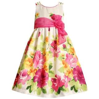 Bonnie Jean Floral Dress   Girls 7 16