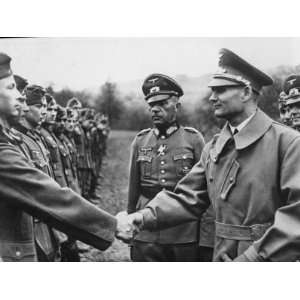  Reich Minister Rudolf Hess Reviewing and Shaking Hands 