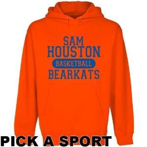 Sam Houston State Bearkats Custom Sport Pullover Hoodie   Orange