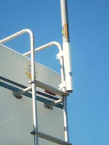 RV Ladder Mount / 16 Flag Pole Bracket / RV Bracket  