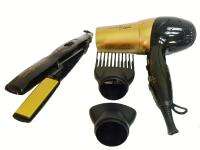 Gold N Hot Combo Set 1875W Ionic Dryer And 1 Flat Iron  
